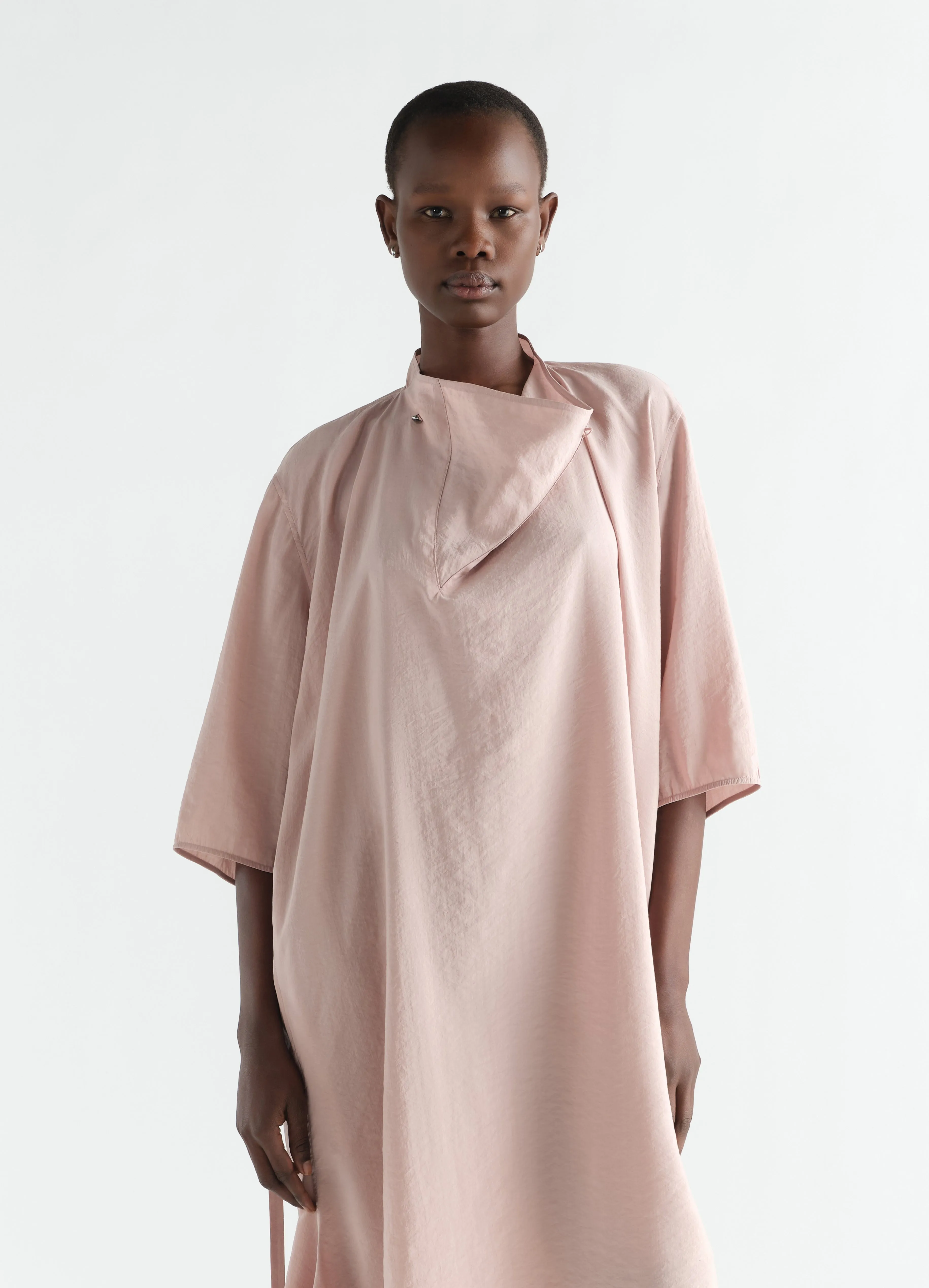 SOFT-COLLAR DRESS IN DRY SILK sold by Lemaire product image thumbnail 2
