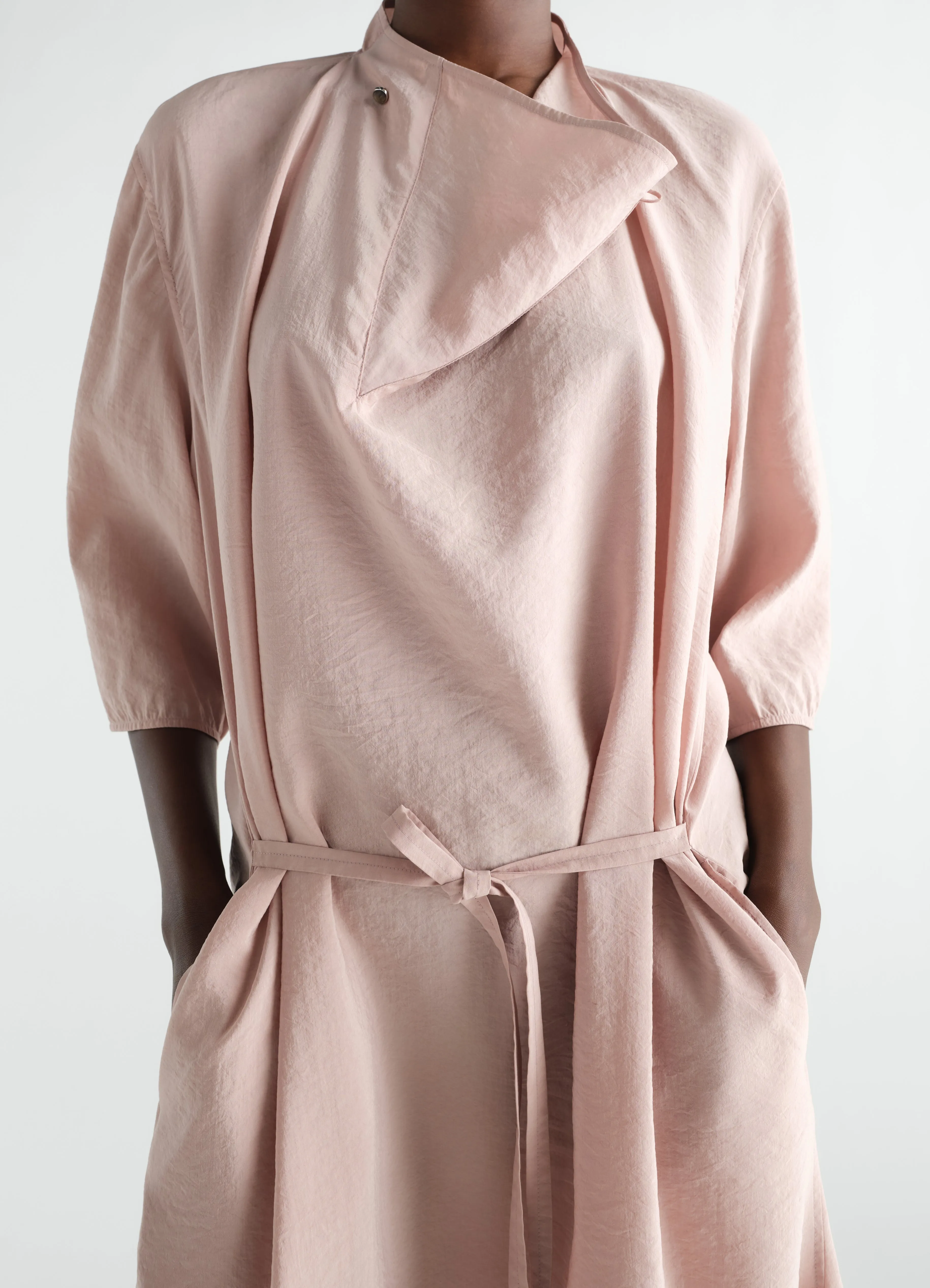 SOFT-COLLAR DRESS IN DRY SILK sold by Lemaire product image thumbnail 3