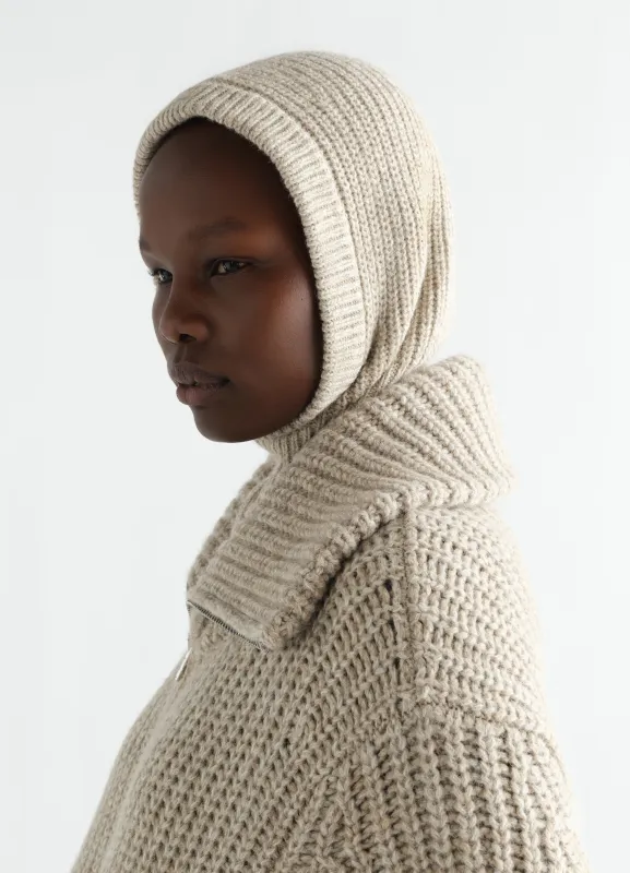 BALACLAVA IN ALPACA AND YAK WOOL BLEND made by Lemaire