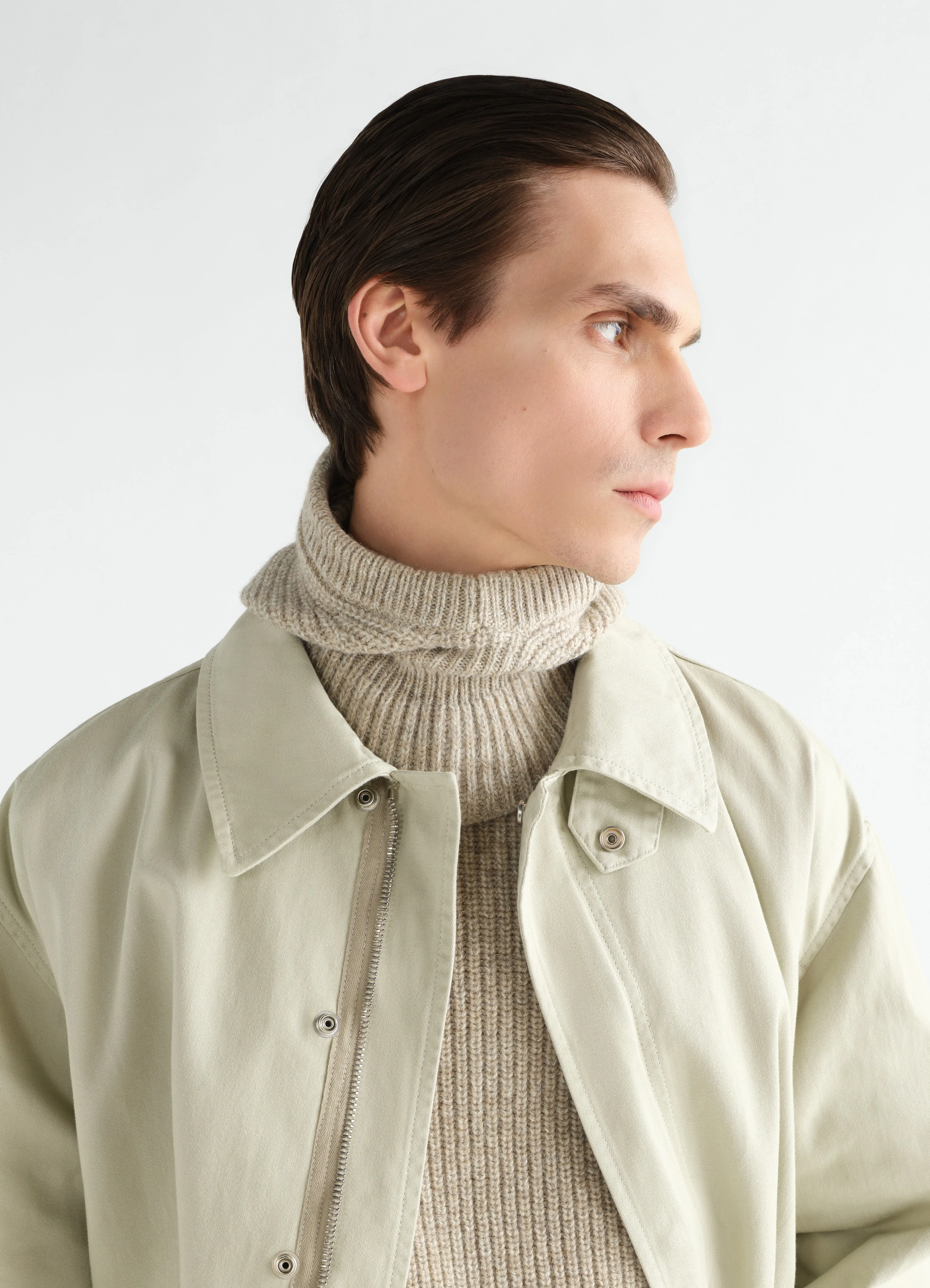 BALACLAVA IN ALPACA AND YAK WOOL BLEND sold by Lemaire product image thumbnail 3