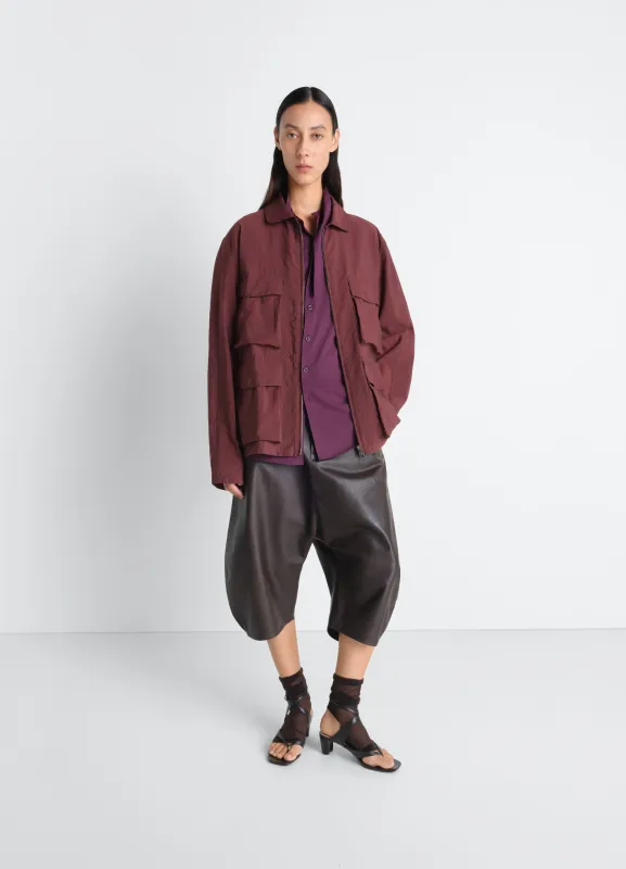 3D POCKET JACKET IN WASHED TECHNICAL COTTON made by Lemaire