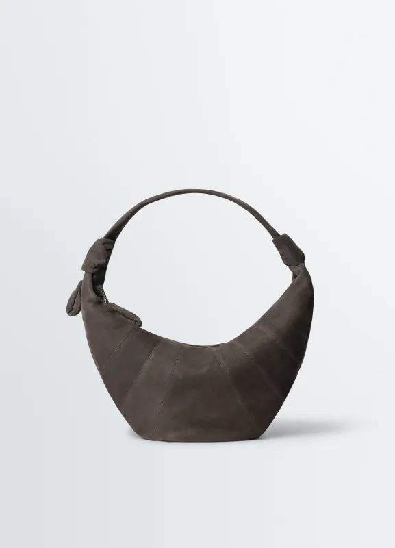 FORTUNE CROISSANT BAG IN ALPACA NUBUCK made by Lemaire