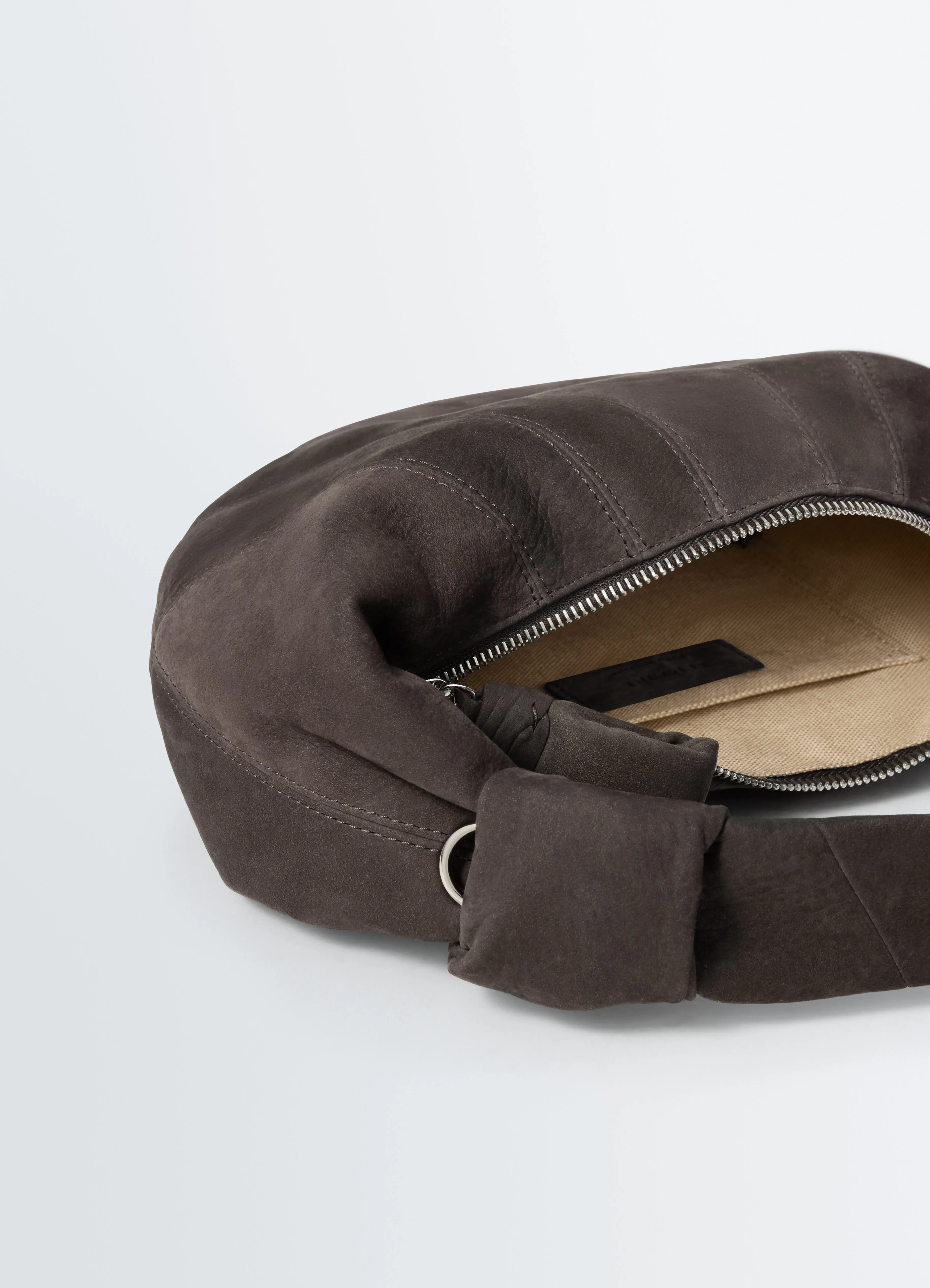 MINI FORTUNE CROISSANT BAG IN ALPACA NUBUCK sold by Lemaire product image thumbnail 4