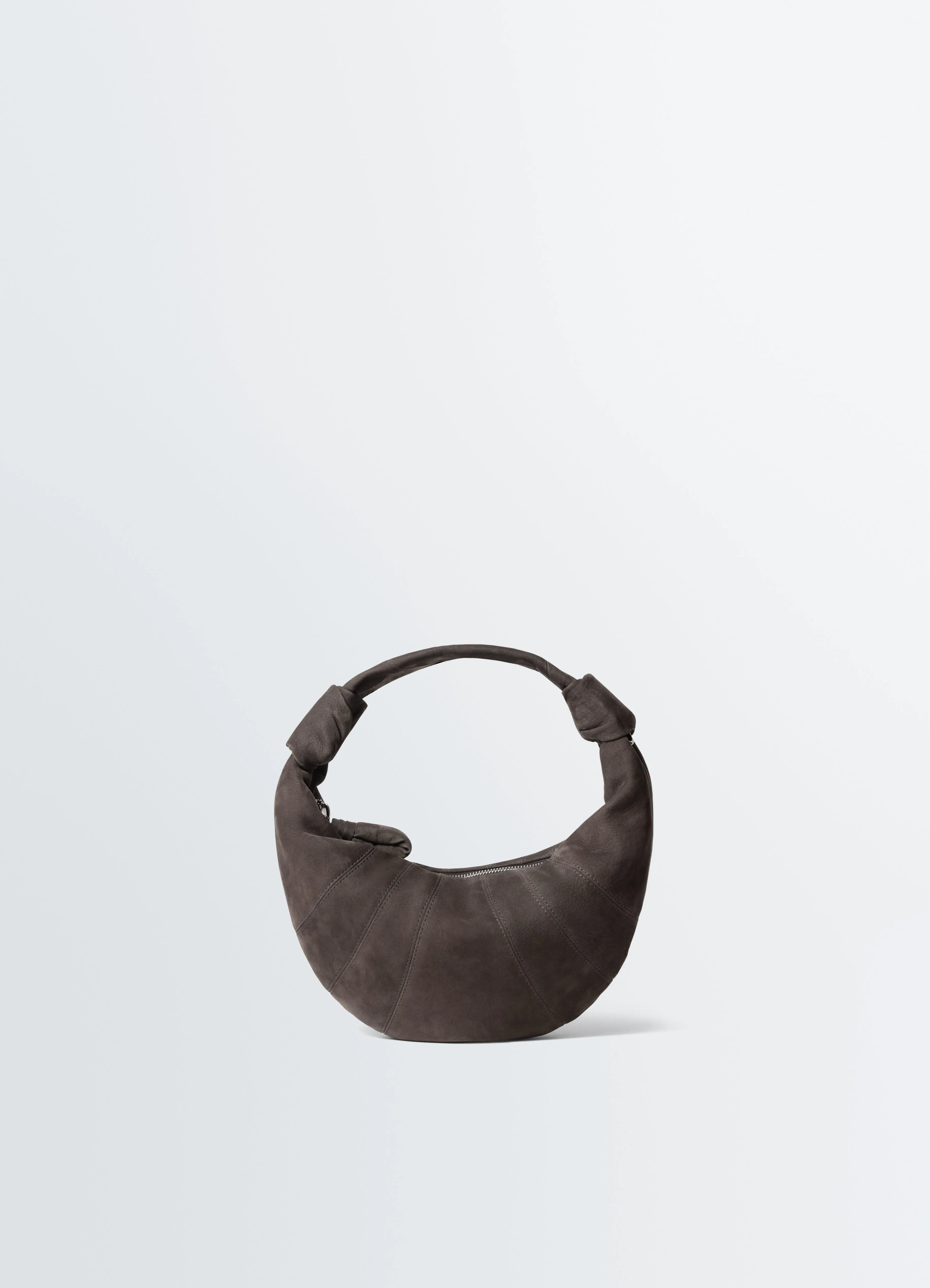 MINI FORTUNE CROISSANT BAG IN ALPACA NUBUCK sold by Lemaire