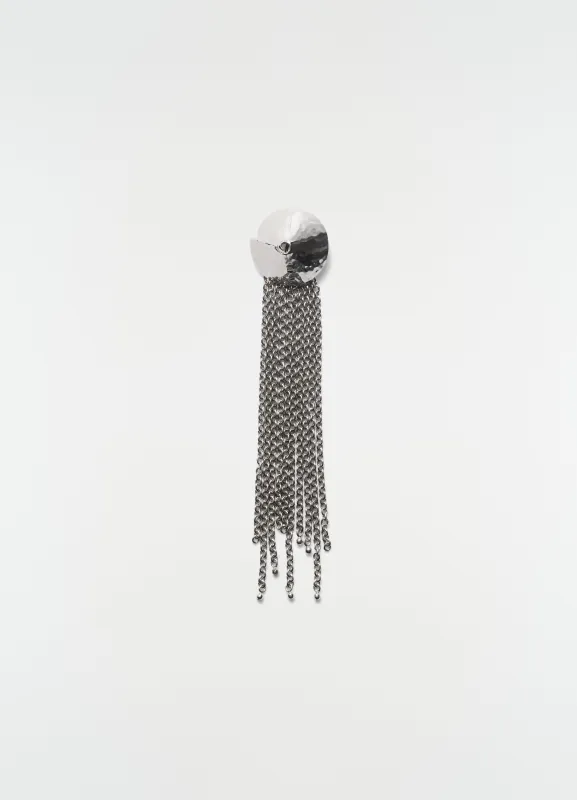 CHAIN TASSEL BROOCH IN BRASS made by Lemaire