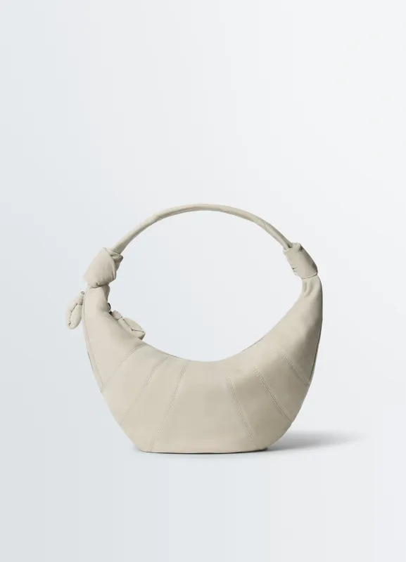 FORTUNE CROISSANT BAG IN ALPACA NUBUCK made by Lemaire