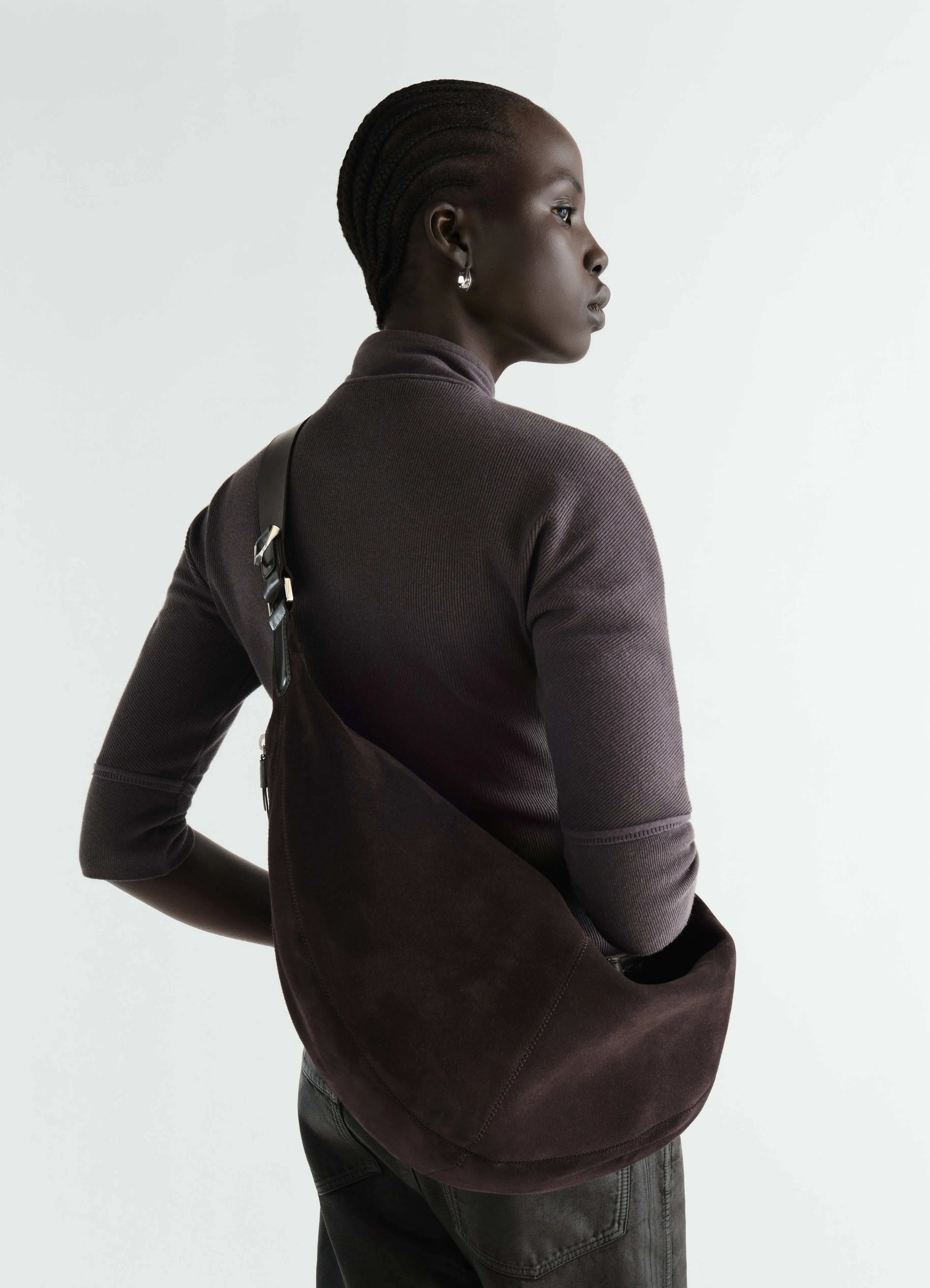 QUIVER CLIP BAG IN SUEDE LEATHER sold by Lemaire product image thumbnail 2