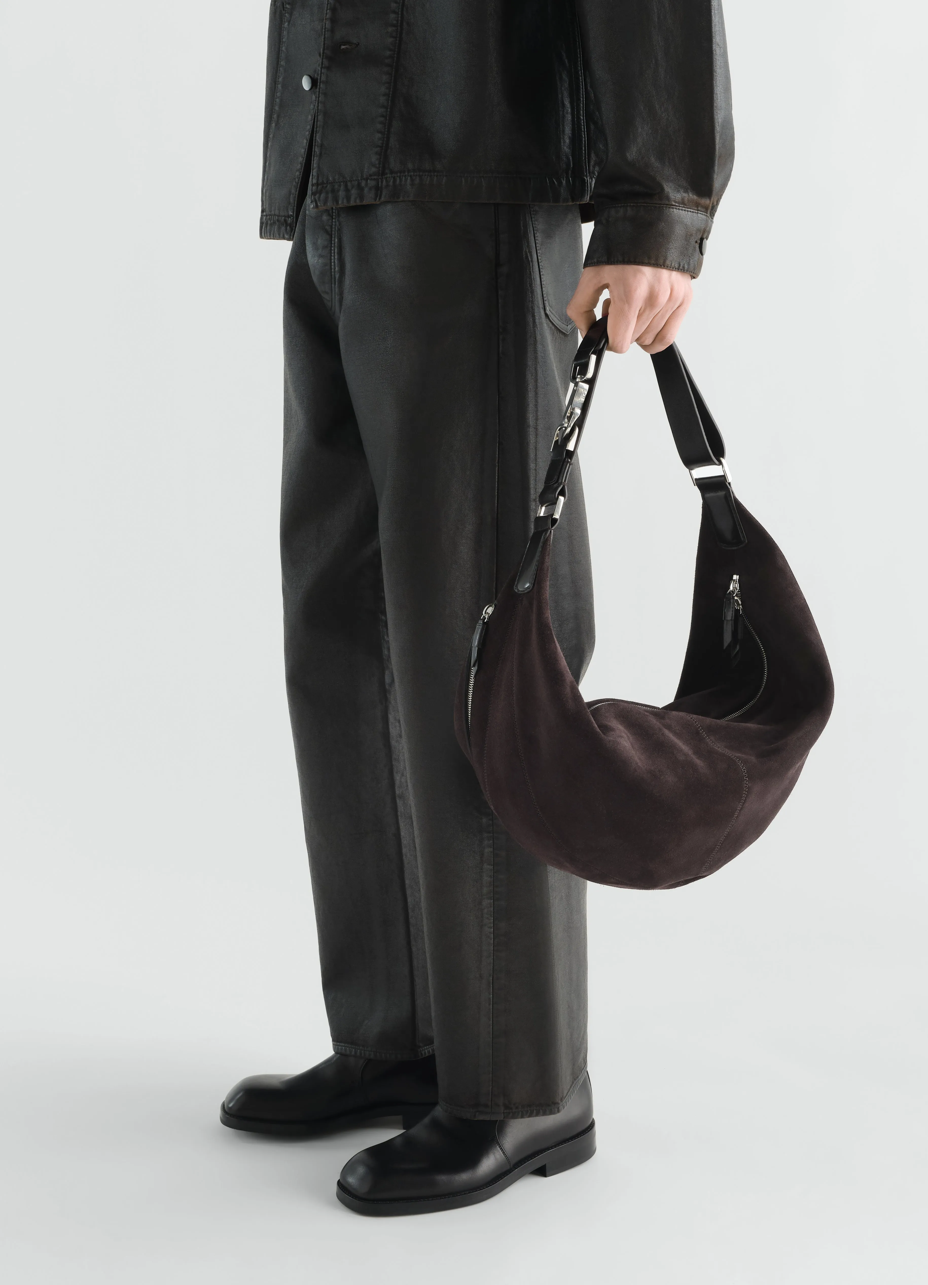QUIVER CLIP BAG IN SUEDE LEATHER sold by Lemaire product image thumbnail 3