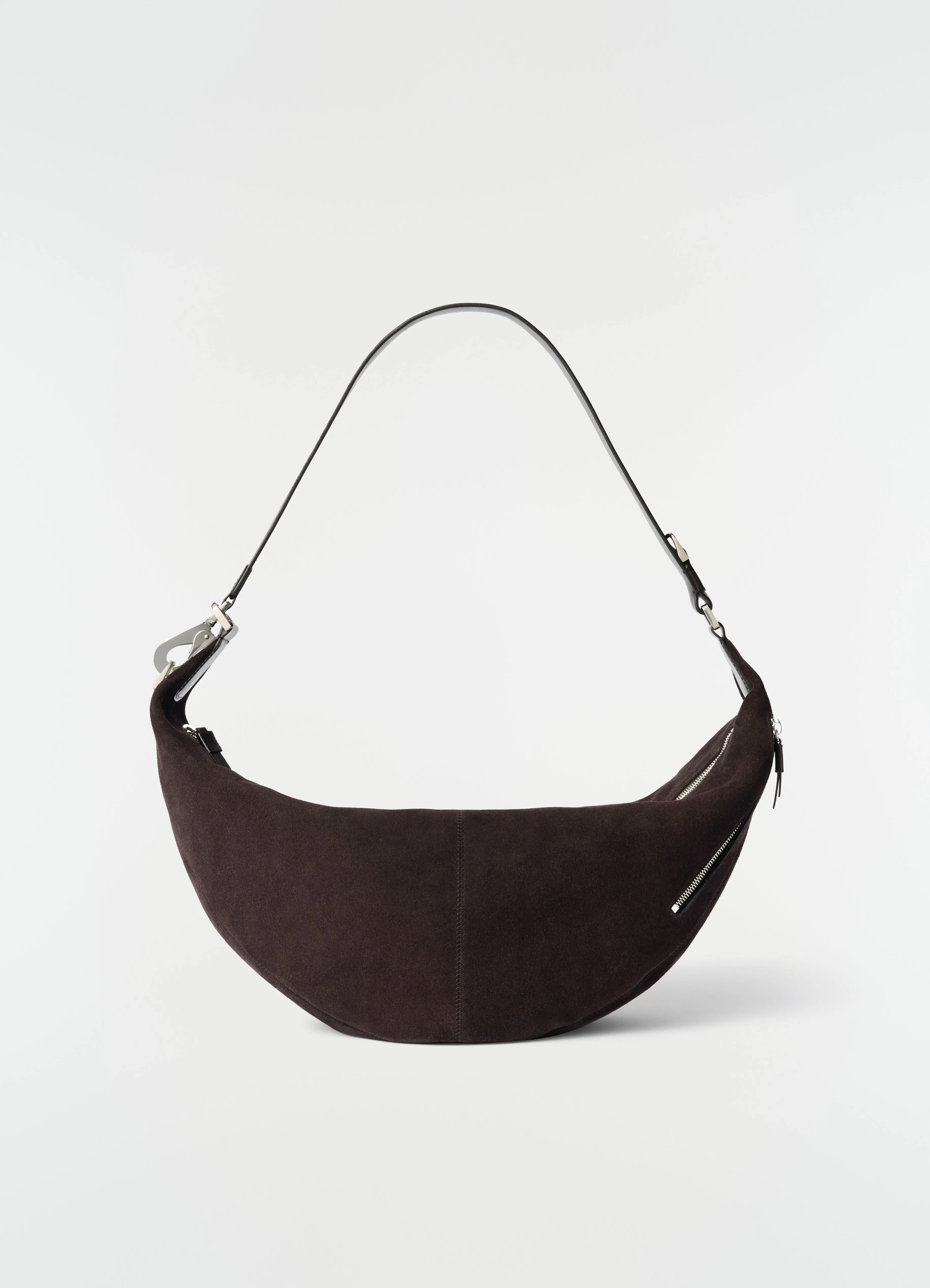 QUIVER CLIP BAG IN SUEDE LEATHER sold by Lemaire