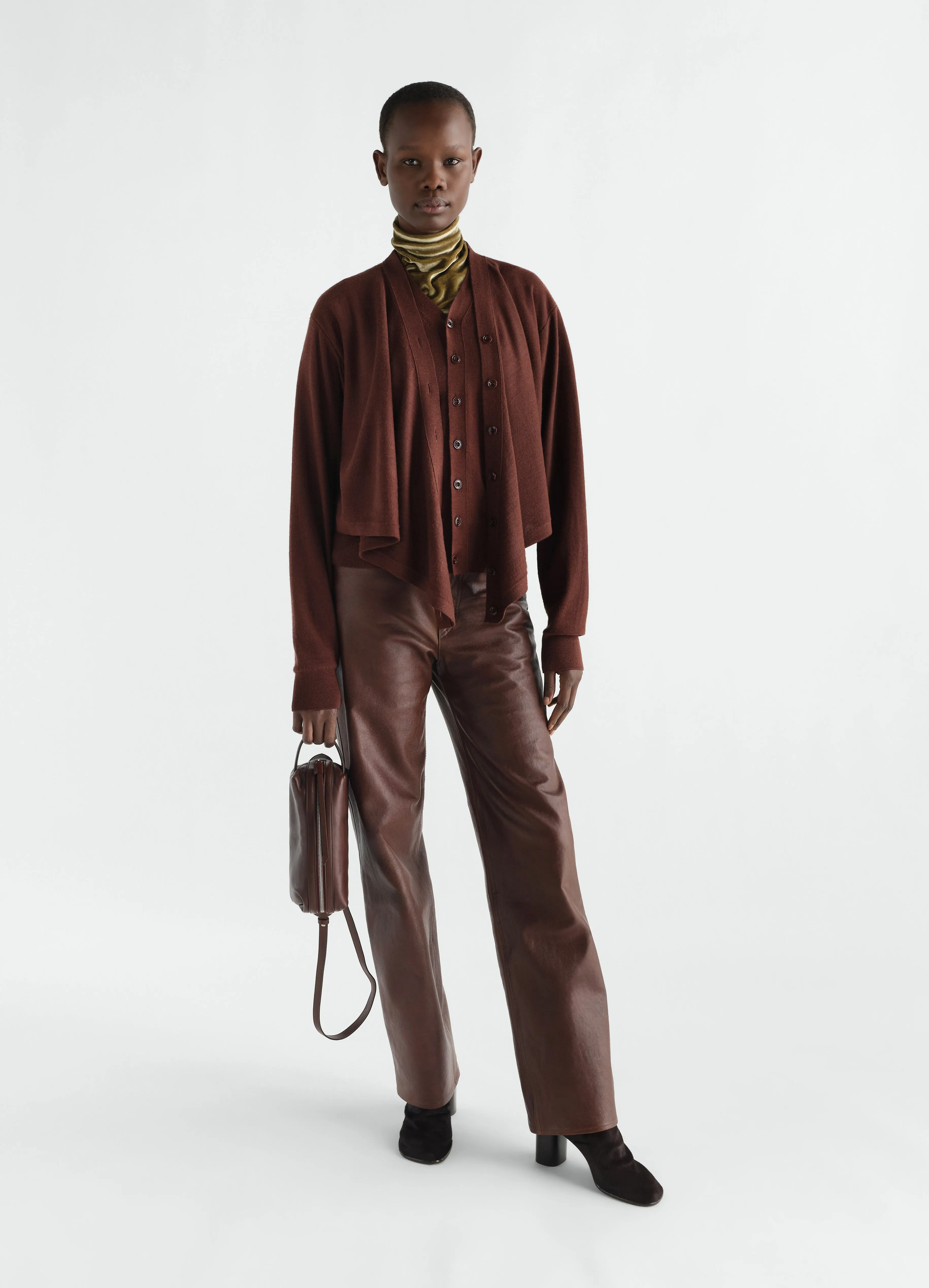 TROMPE L'OEIL CARDIGAN IN MERINO BLEND sold by Lemaire product image thumbnail 2