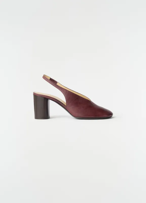 80 MM GLOVE SLINGBACK PUMPS IN SHADED LAMBSKIN made by Lemaire