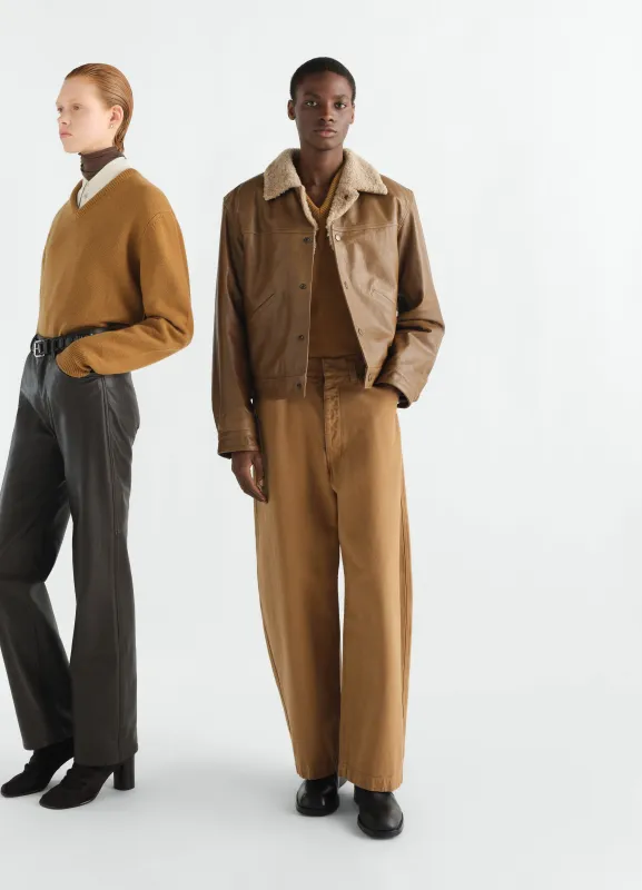 V-NECK SWEATER IN CASHMERE made by Lemaire