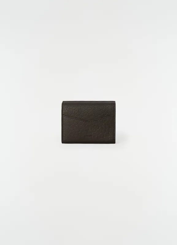GEAR TRI-FOLD WALLET IN BUBBLE LAMBSKIN made by Lemaire