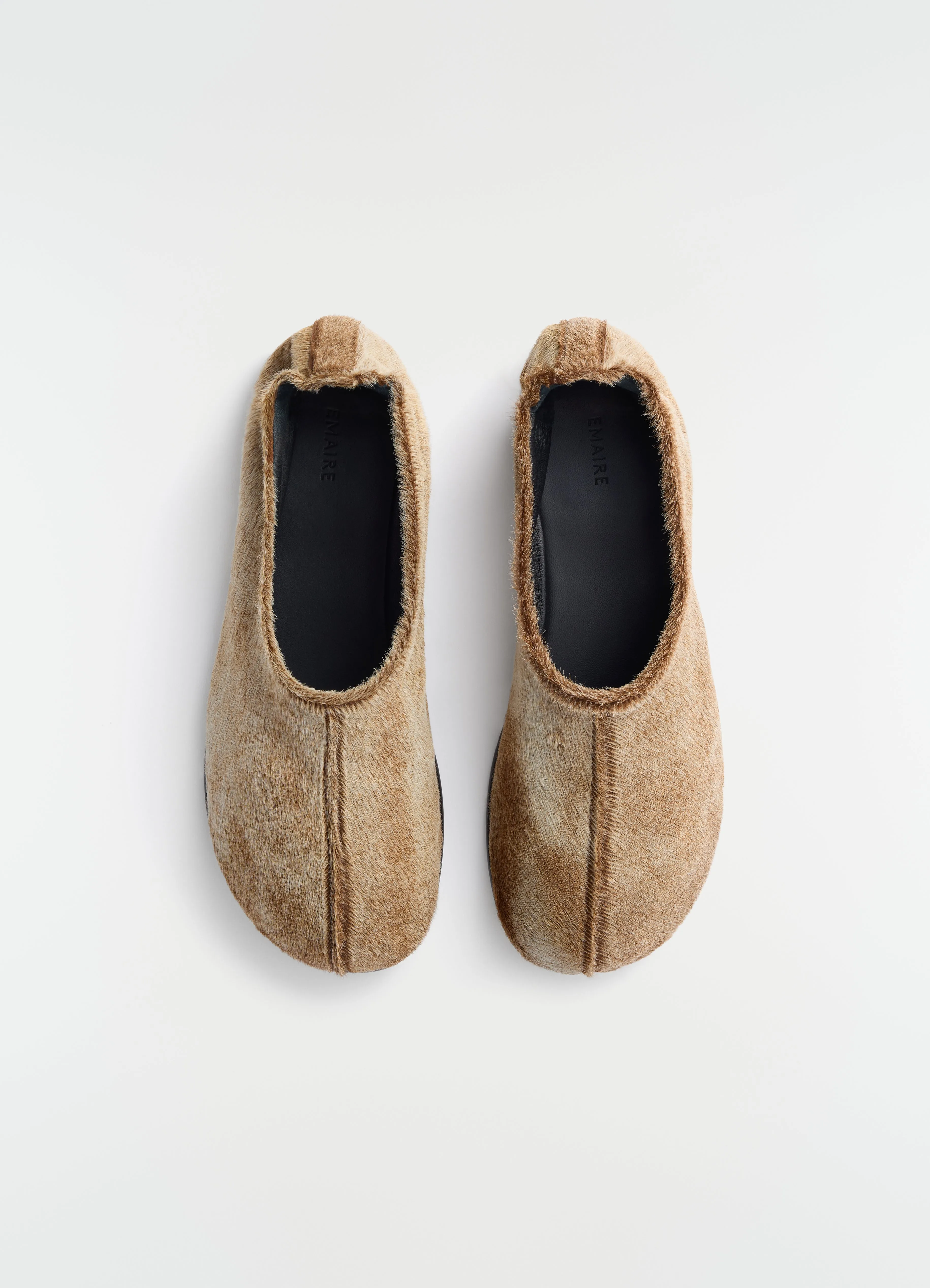 SOCK SLIP-ONS IN NATURAL PONY-STYLE LEATHER sold by Lemaire product image thumbnail 5