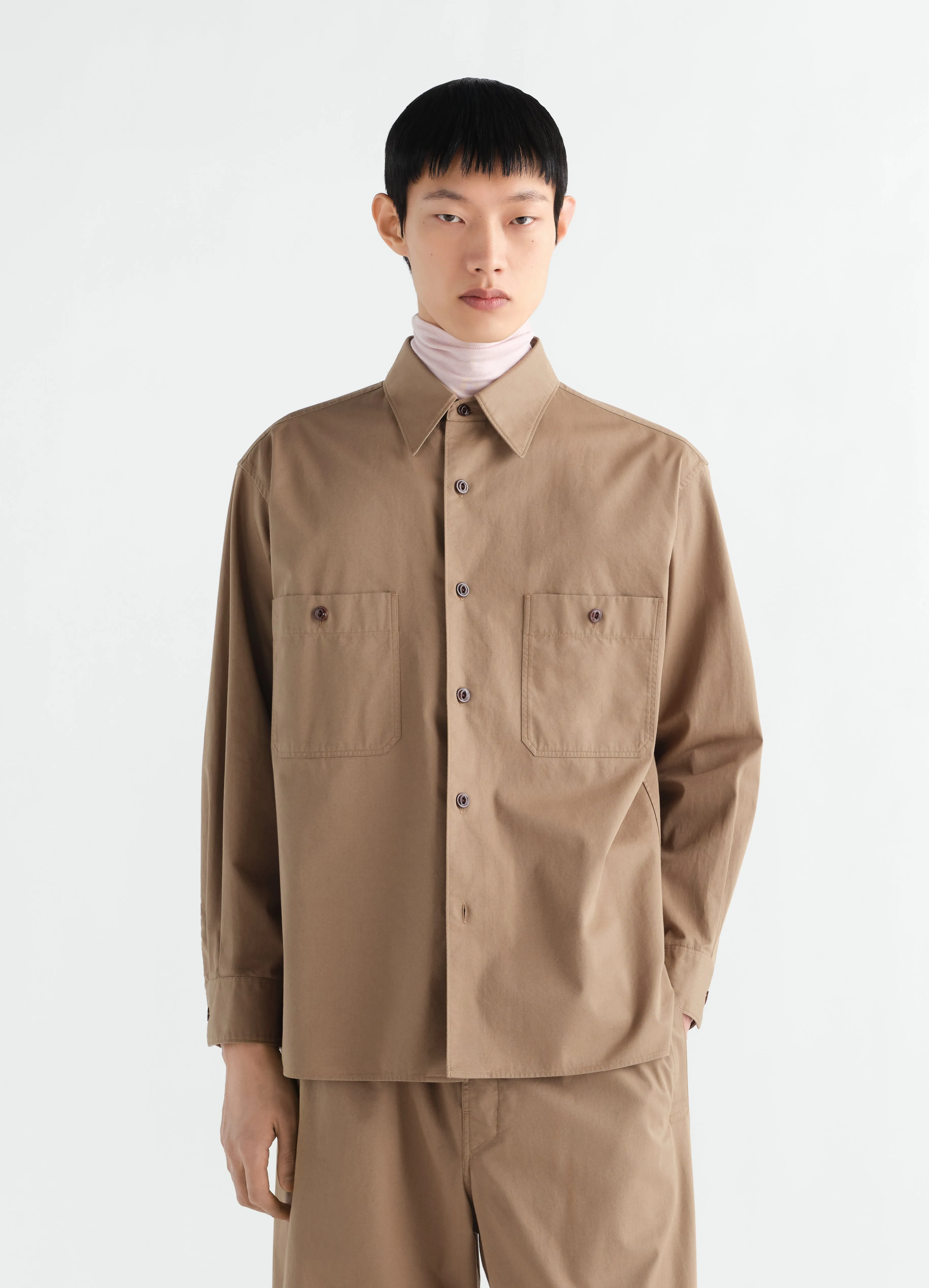 TWO-POCKET SHIRT IN LIGHT COTTON TWILL sold by Lemaire