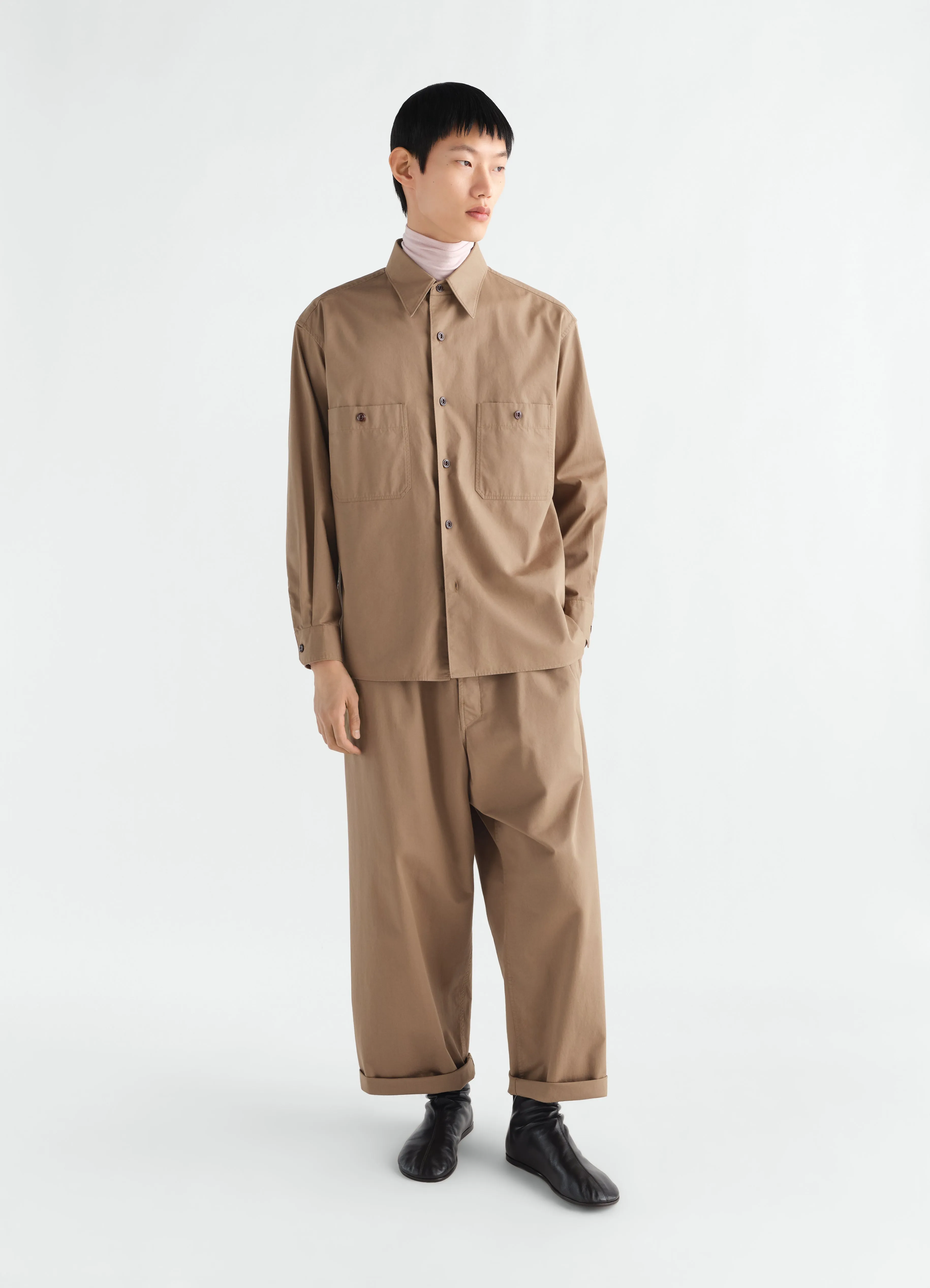 TWO-POCKET SHIRT IN LIGHT COTTON TWILL sold by Lemaire product image thumbnail 2