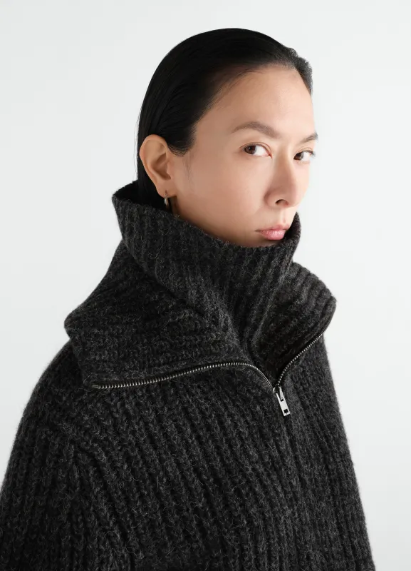 NECK WARMER IN ALPACA AND YAK WOOL BLEND made by Lemaire