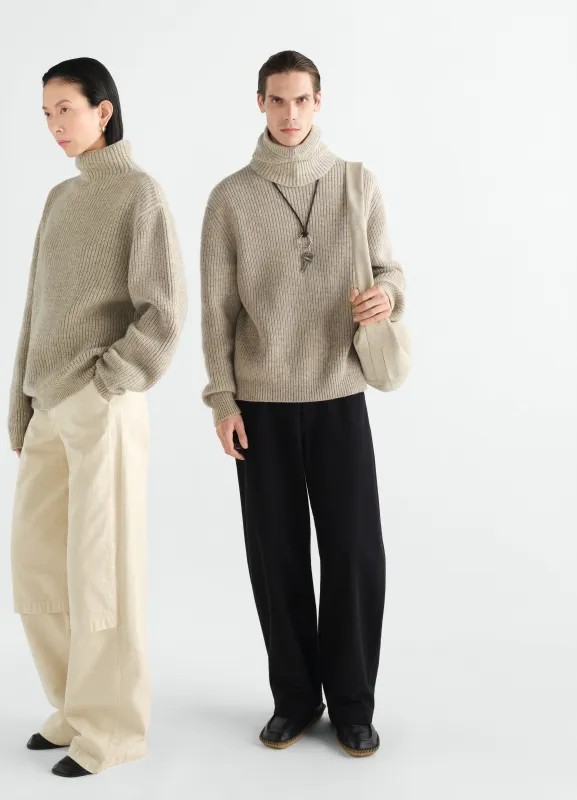HIGH NECK SWEATER IN YAK ALPACA made by Lemaire