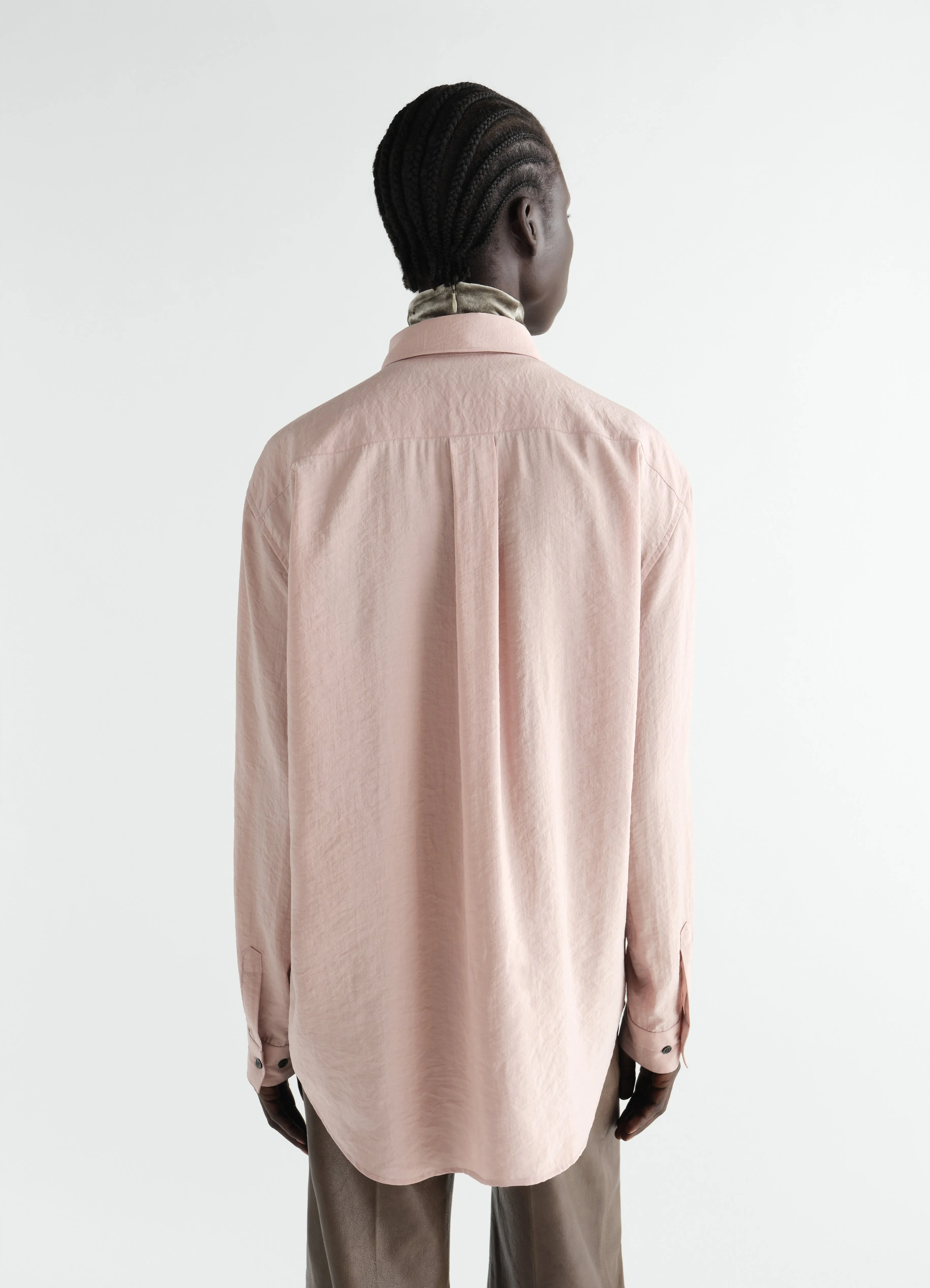 STRAIGHT SHIRT IN DRY SILK sold by Lemaire product image thumbnail 5