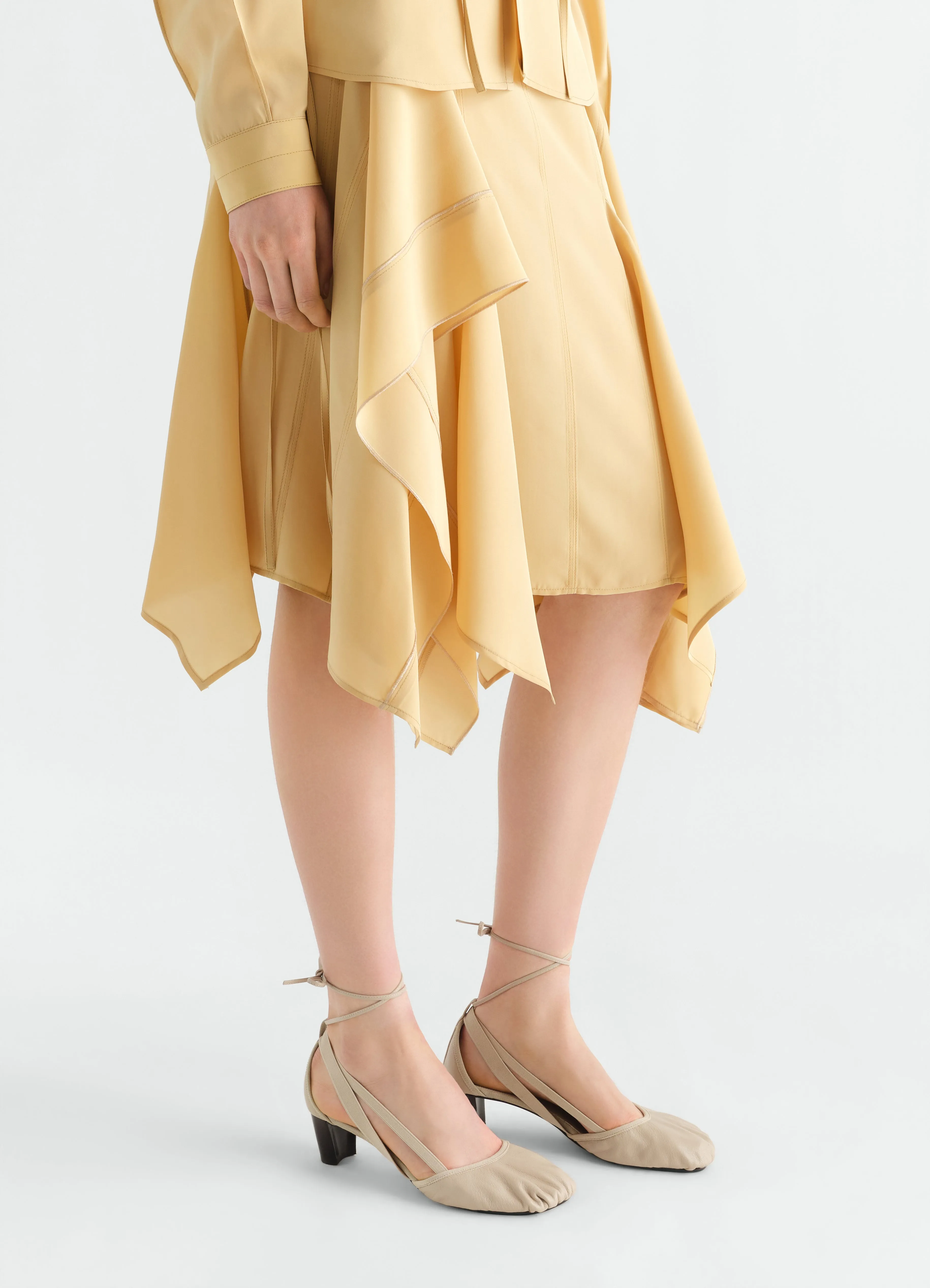 55 MM PEDILLE HEELED BALLERINAS IN GOAT LEATHER sold by Lemaire product image thumbnail 2