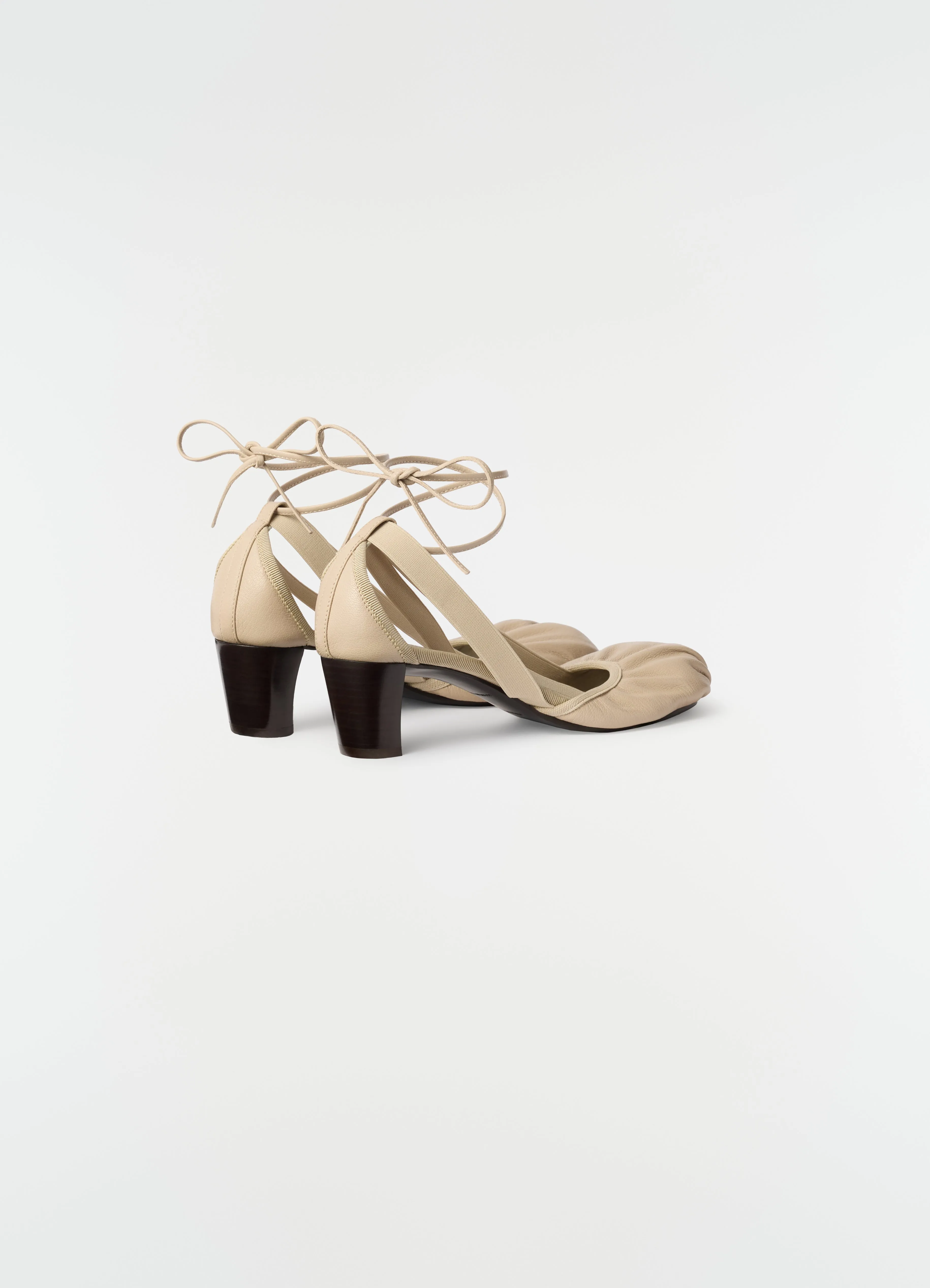 55 MM PEDILLE HEELED BALLERINAS IN GOAT LEATHER sold by Lemaire product image thumbnail 3