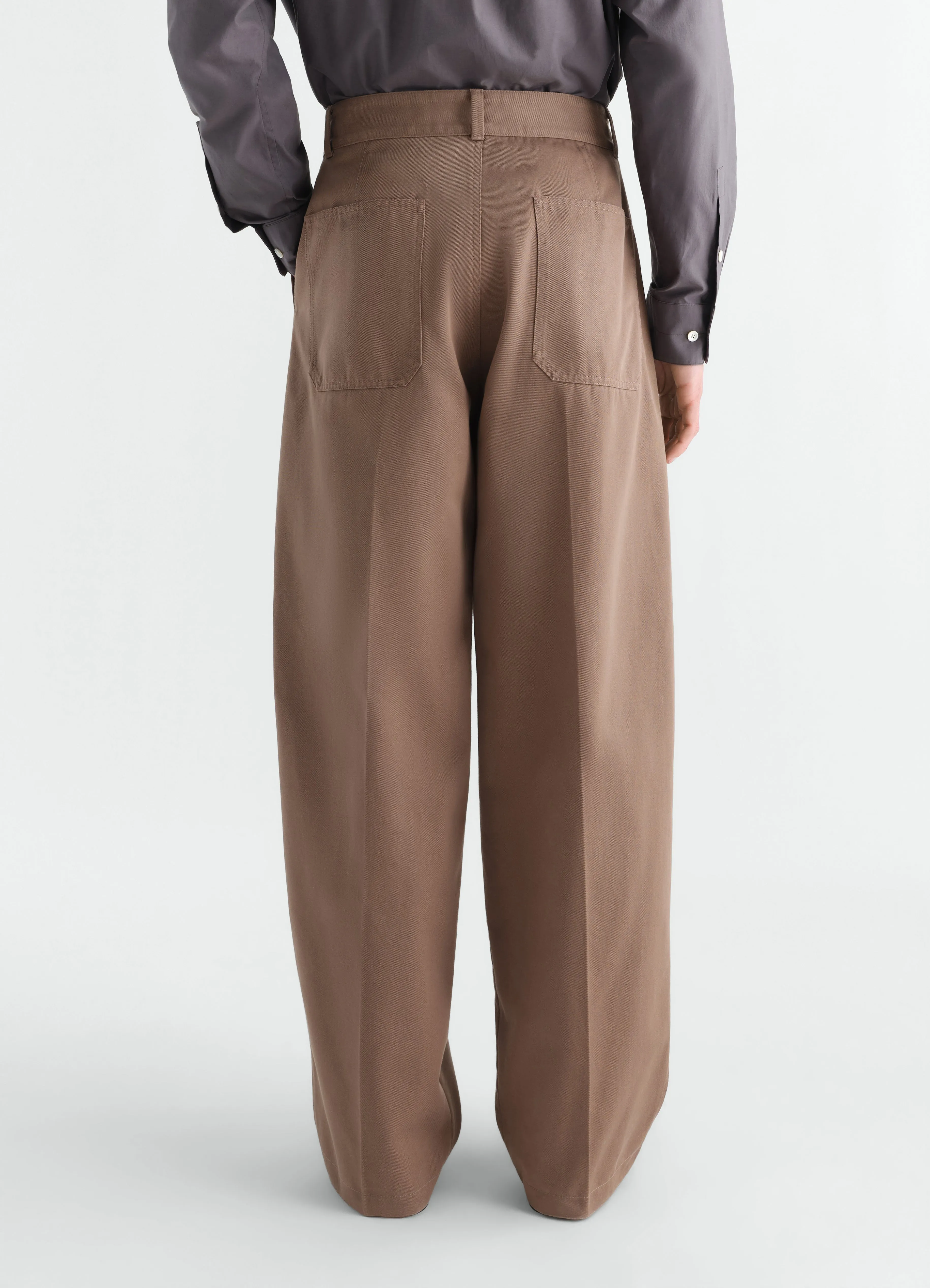 BARREL PANTS IN POLYCOTTON TWILL sold by Lemaire product image thumbnail 4