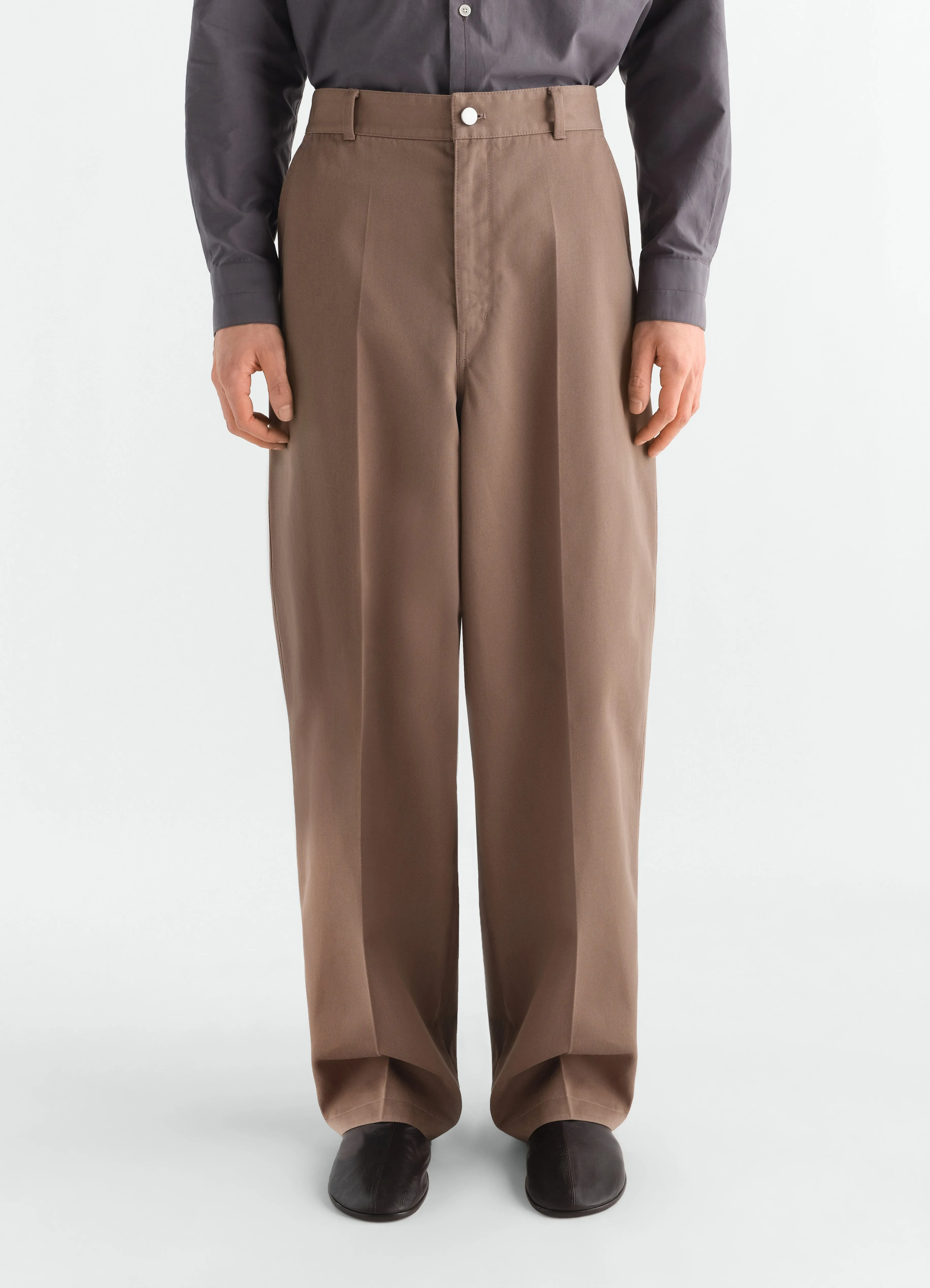 BARREL PANTS IN POLYCOTTON TWILL sold by Lemaire product image thumbnail 2