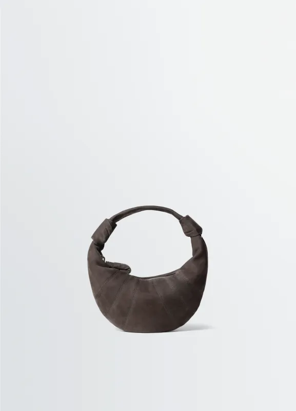 MINI FORTUNE CROISSANT BAG IN ALPACA NUBUCK made by Lemaire