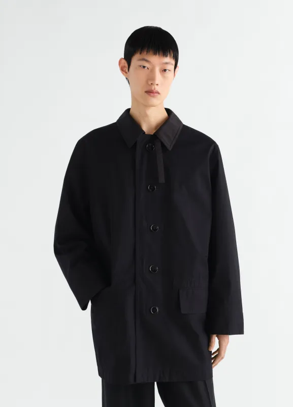 RAIN JACKET IN WATER REPELLENT VENTILE® COTTON TWILL made by Lemaire