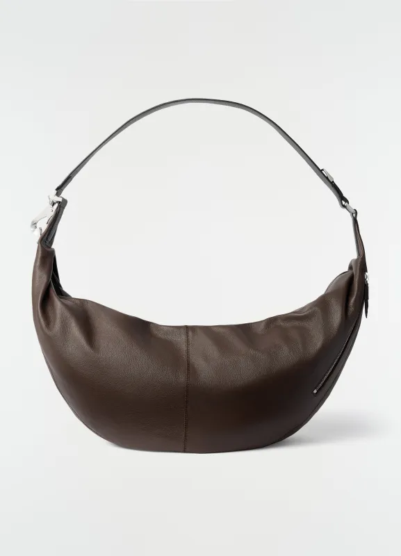 LARGE QUIVER CLIP BAG IN GRAINED BUFFALO LEATHER made by Lemaire