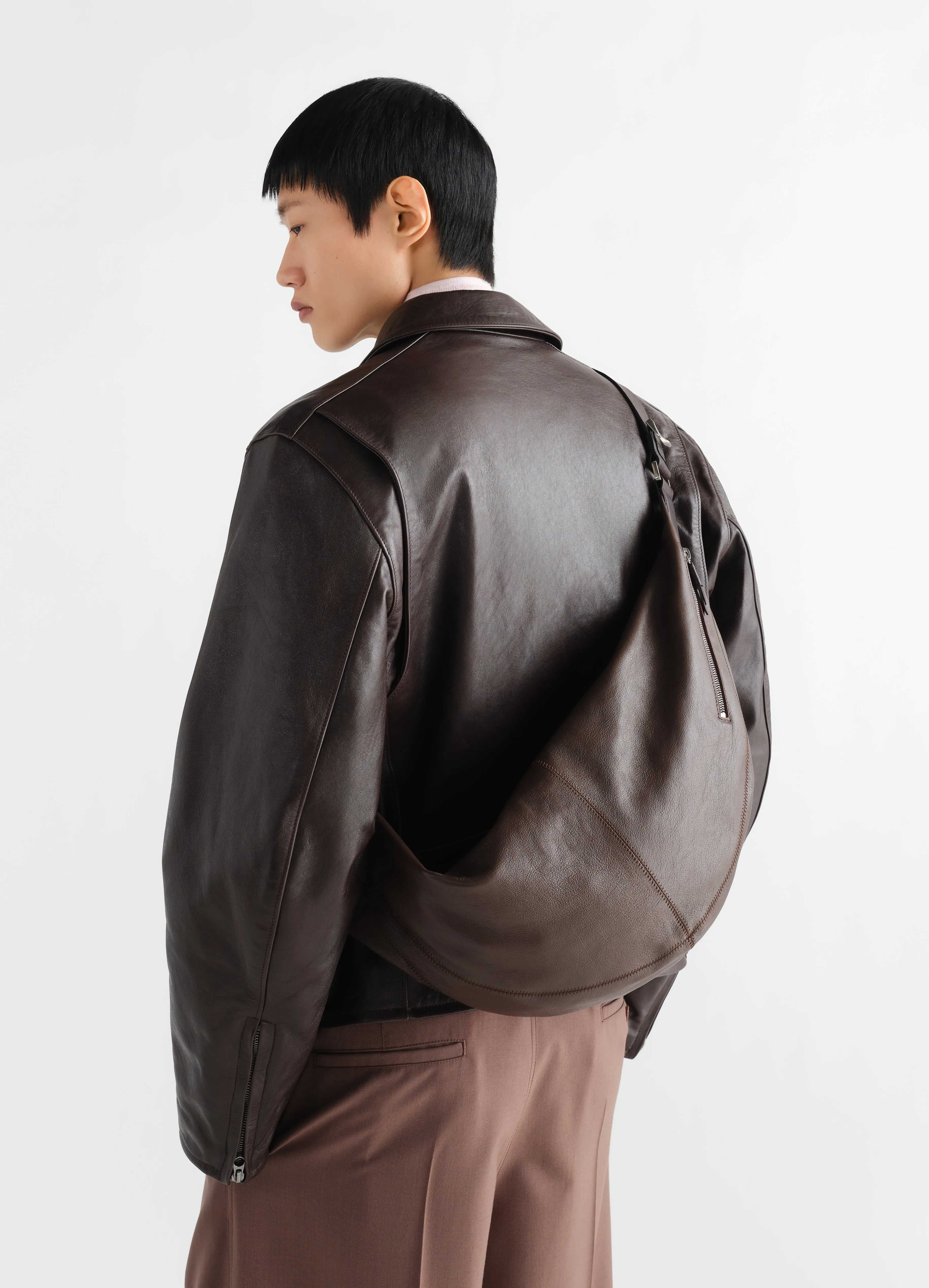 QUIVER CLIP BAG IN GRAINED BUFFALO LEATHER sold by Lemaire product image thumbnail 3