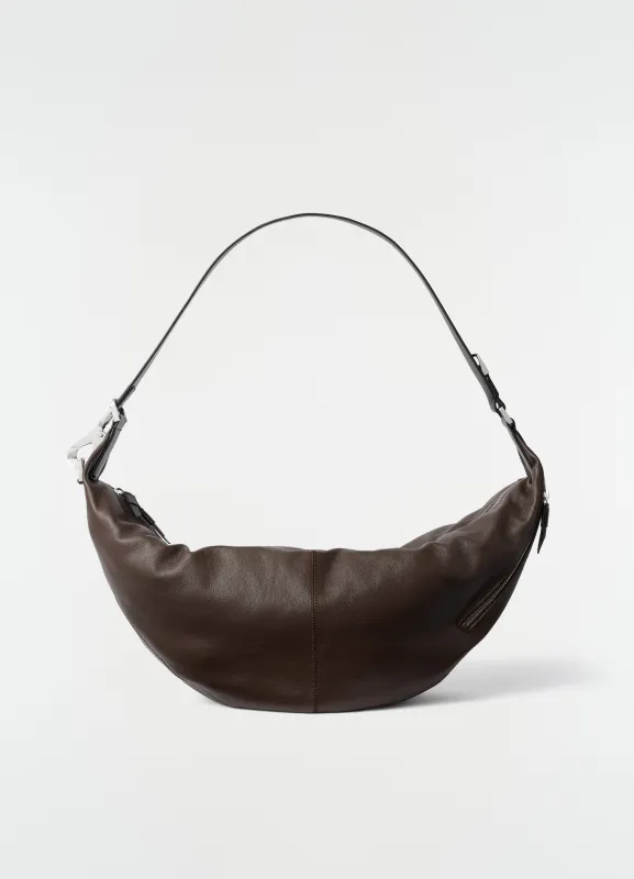 QUIVER CLIP BAG IN GRAINED BUFFALO LEATHER made by Lemaire