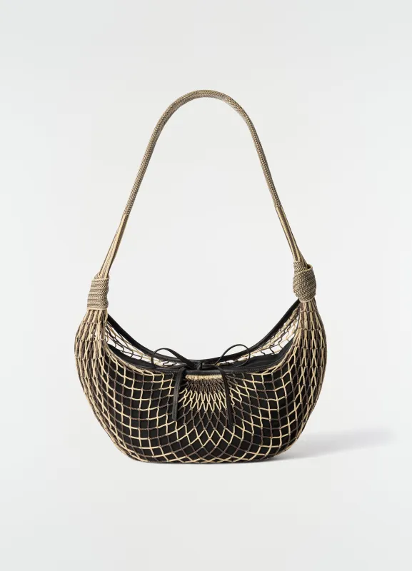 CROISSANT FILT BAG IN POLYESTER NET made by Lemaire