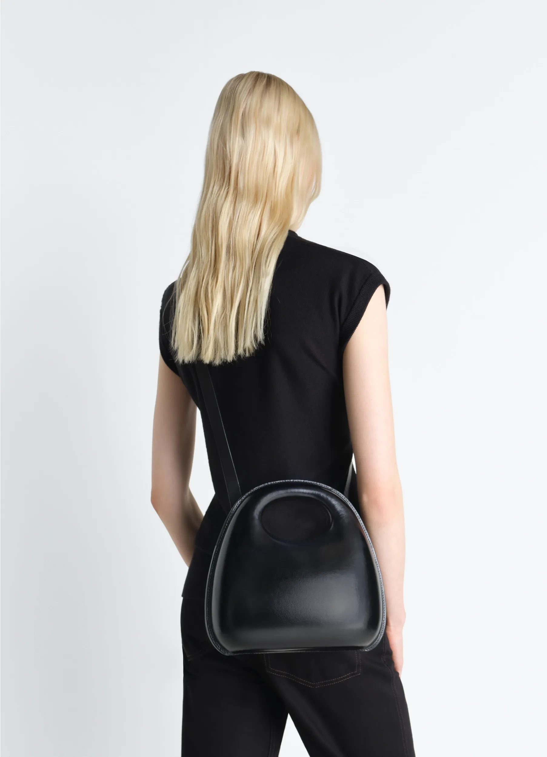 EGG BAG IN PATINA COWSKIN LEATHER sold by Lemaire product image thumbnail 2