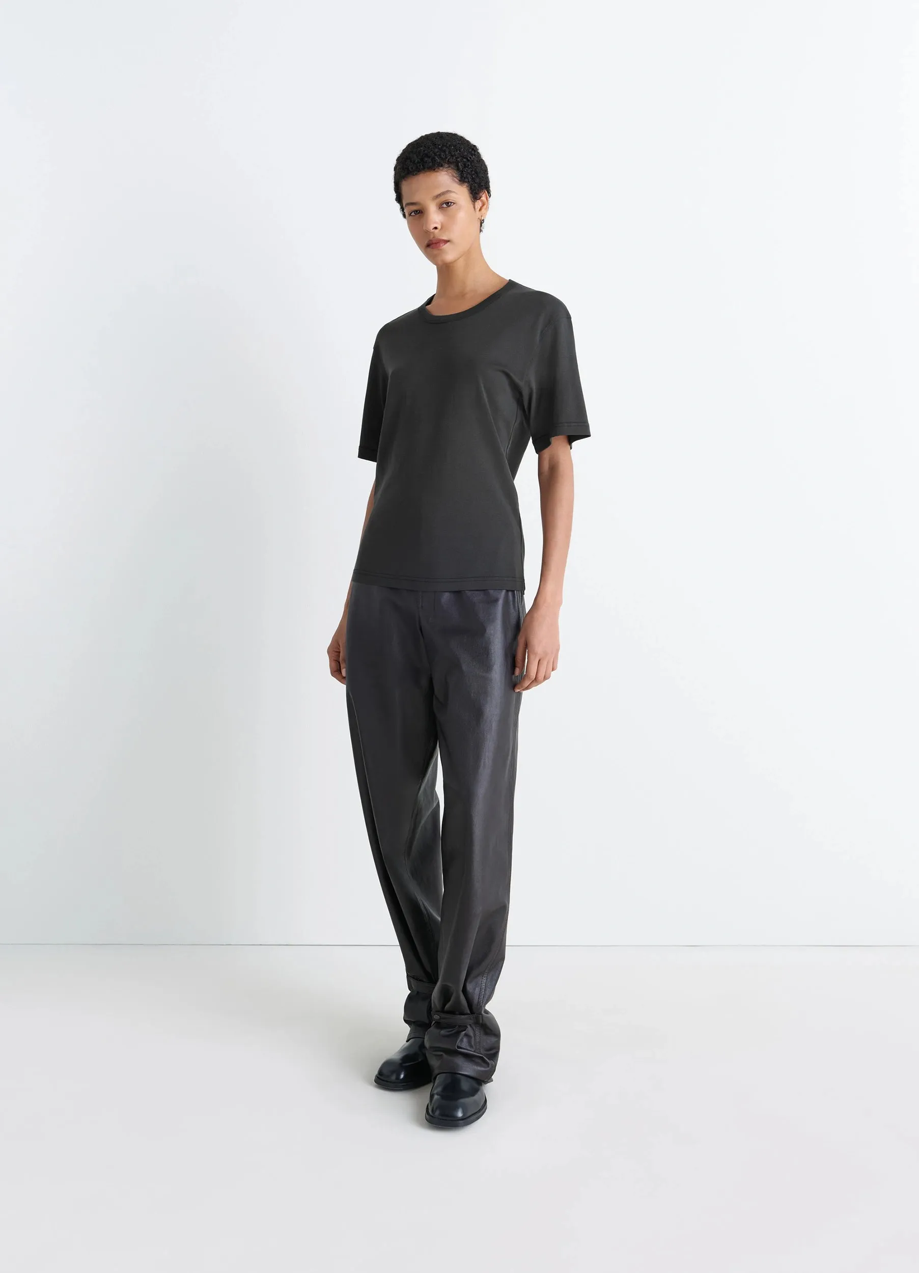 RIB T-SHIRT IN RIB JERSEY sold by Lemaire product image thumbnail 2