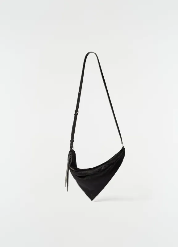 POCKET SCARF BAG IN HAIRY CALFSKIN LEATHER made by Lemaire