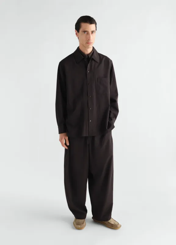 JOGGER PANTS IN WOOL GABARDINE made by Lemaire