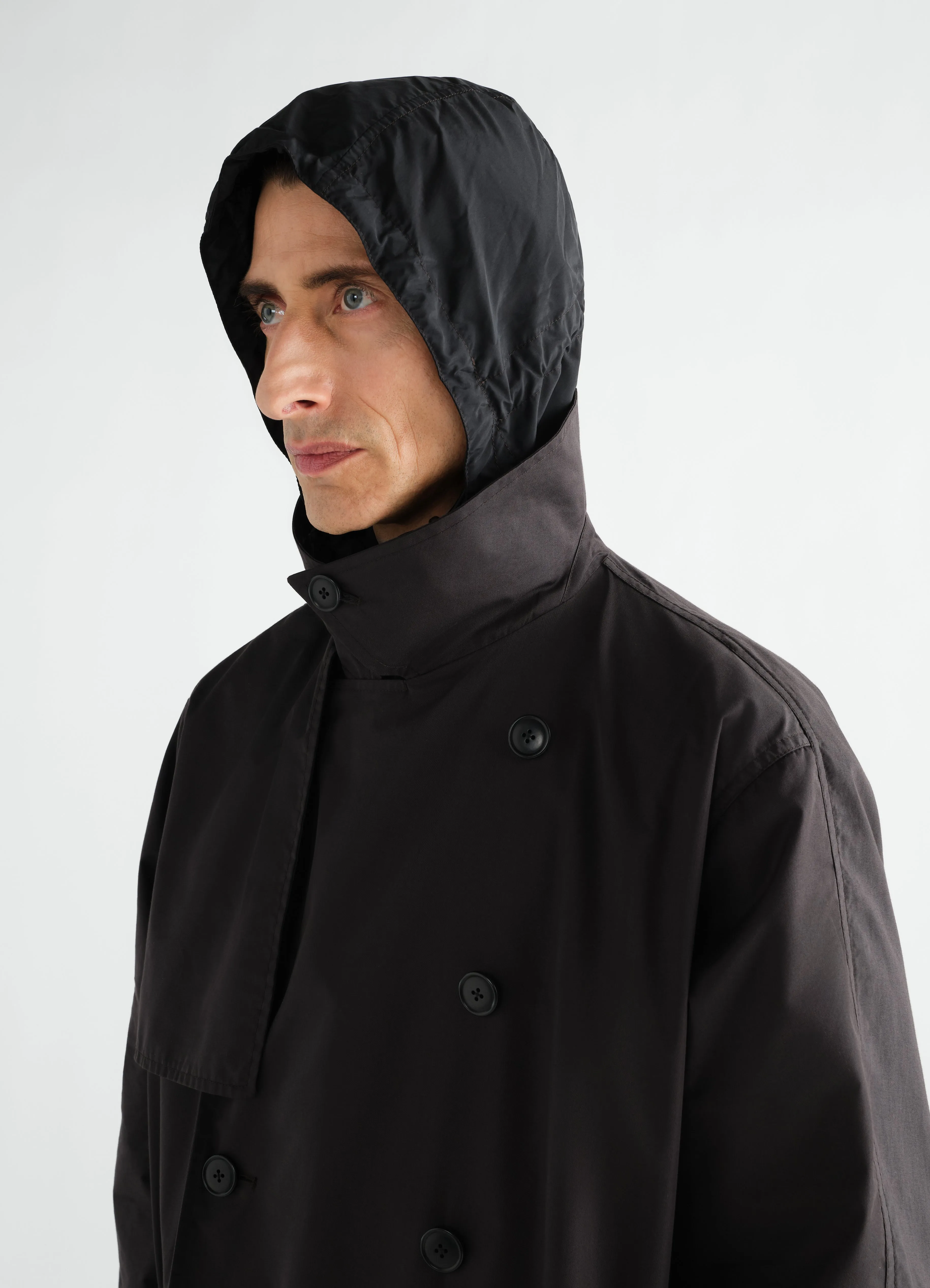 LIGHT TRENCH COAT IN WATER REPELLENT COTTON GABARDINE sold by Lemaire product image thumbnail 4