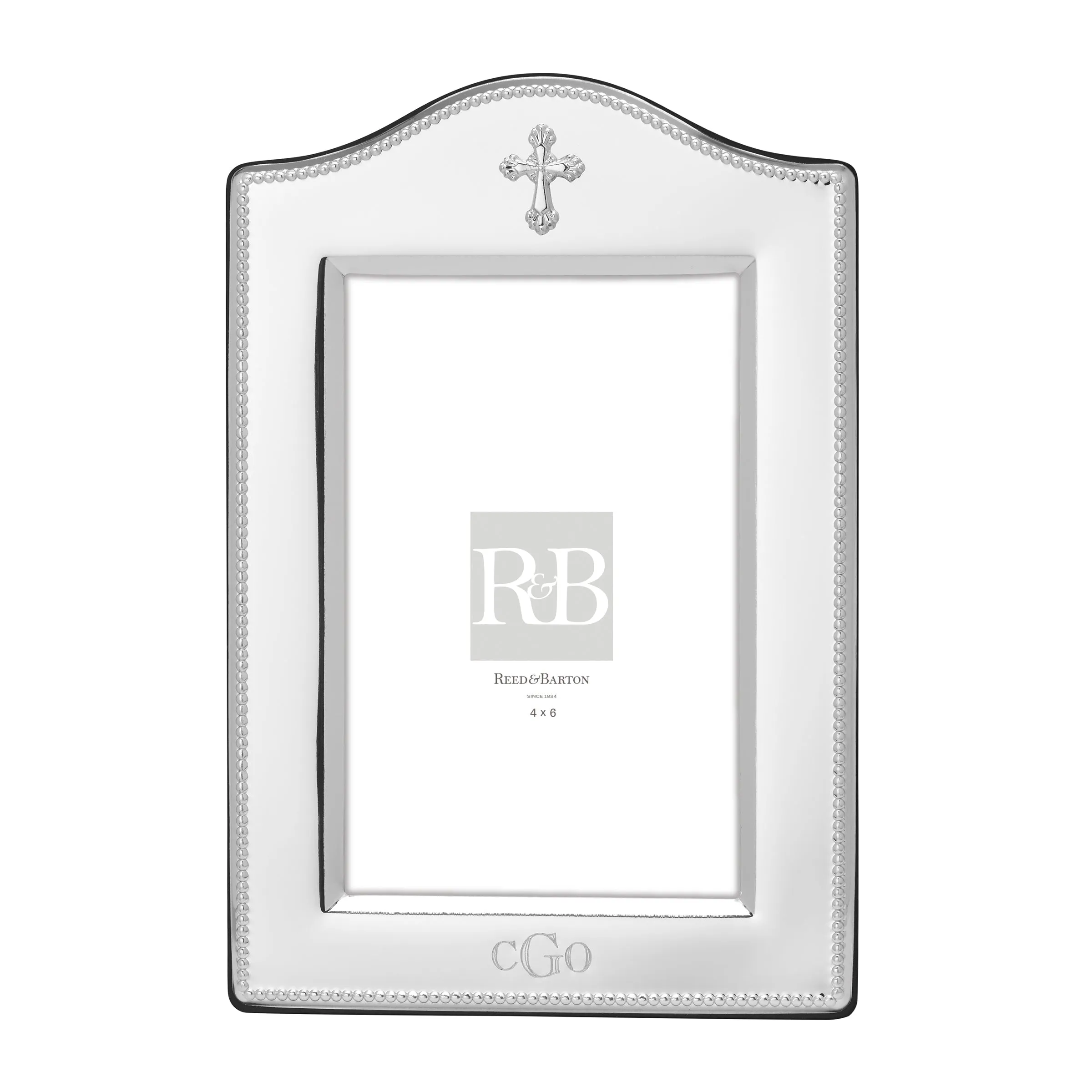 Personalized Abbey Cross 4" x 6" Frame sold by Lenox