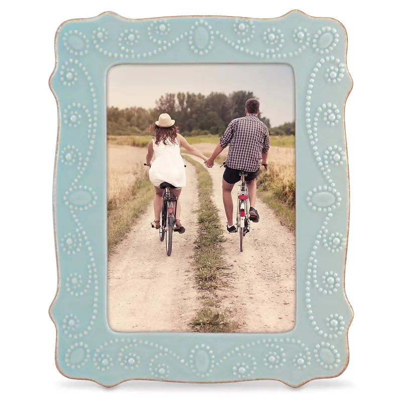 French Perle Ice Blue 5" x 7" Frame sold by Lenox