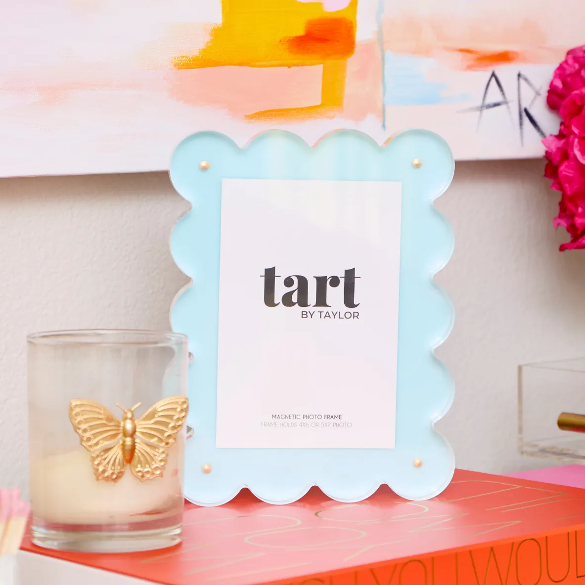 Seafoam Scalloped Acrylic Photo Frame sold by Lenox product image thumbnail 2