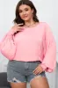L.NY Plus Size Lantern Sleeve Dropped Shoulder Blouse sold by Leota
