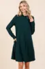 Mittoshop Mock Neck Long Sleeve Dress with Pockets sold by Leota