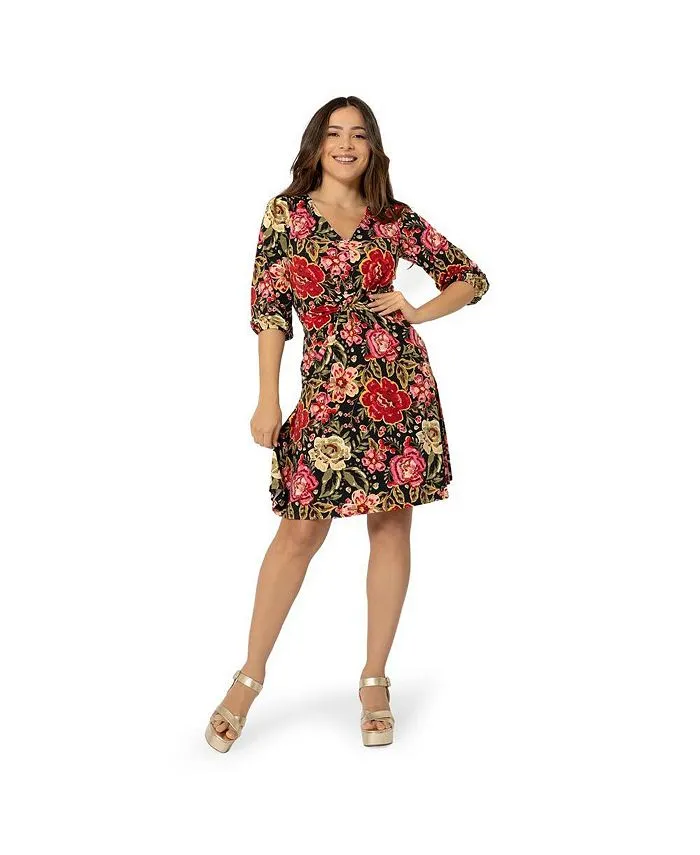 Leota Women's Stretch Jersey Tanya Dress Red Size Small sold by Leota