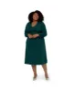 Leota Women's Francesca Long Sleeve Midi Dress Green Size 1X sold by Leota