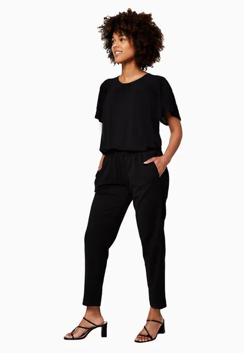 Leota Women's Abby Essential Jersey Top Black sold by Leota