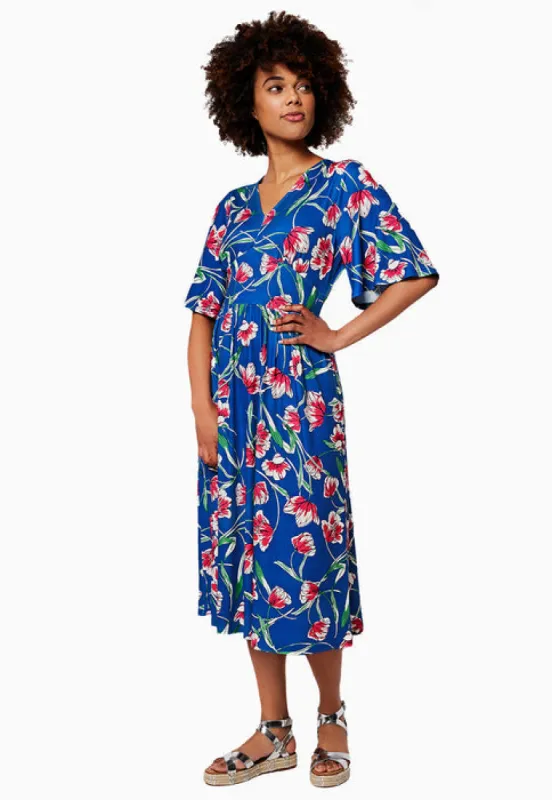 Leota Women's Zoe In Wild Tulip Dresss Blue sold by Leota