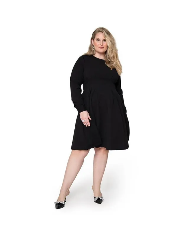 Leota Women's Lara Dress Black Size 1X sold by Leota