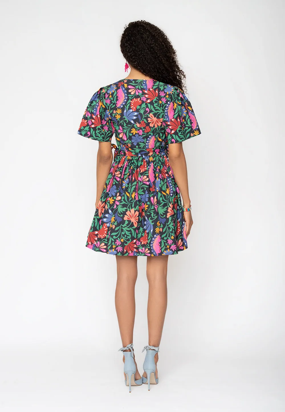 Leota Women's Alena Poplin Wrap Dress Black Size XX-Large sold by Leota product image thumbnail 2