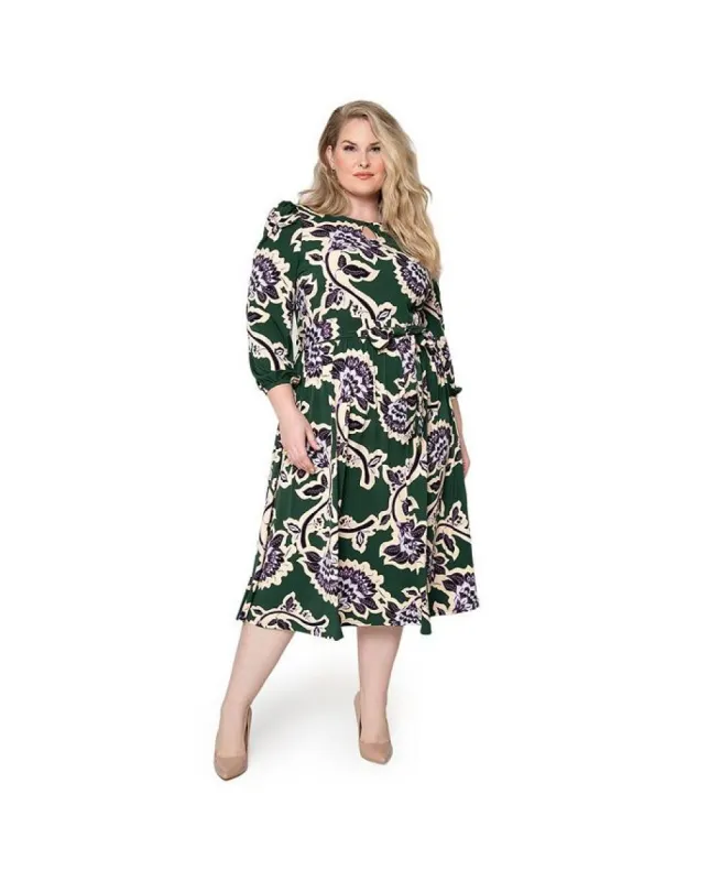 Leota Women's Iman Dress Green sold by Leota
